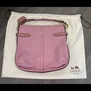 Coach Colette leather bag in Purple-pink